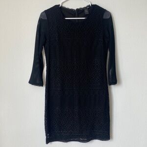 Ellison Black Lace Dress Size Small
